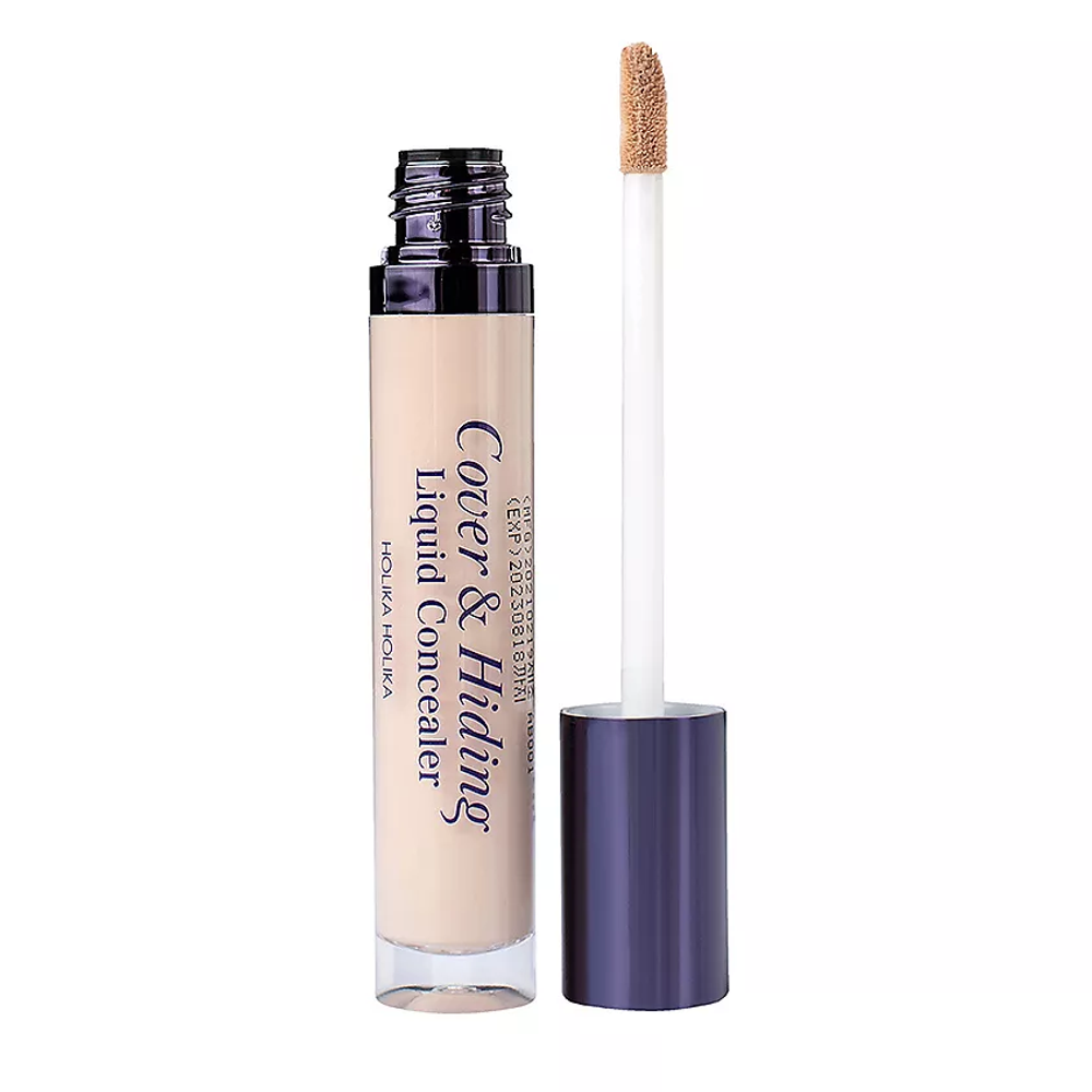 HOLIKA HOLIKA Консилер жидкий Cover & Hiding Liquid Concealer, 5 мл