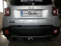 Фаркоп оцинкованный Galia J011C для Jeep Renegade 2014-, FIAT 500X 2014-(паспорт и сертификат в комплекте)(без электрики)