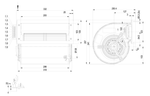 Вентилятор Ebmpapst D2D160-CE02-11 центробежный