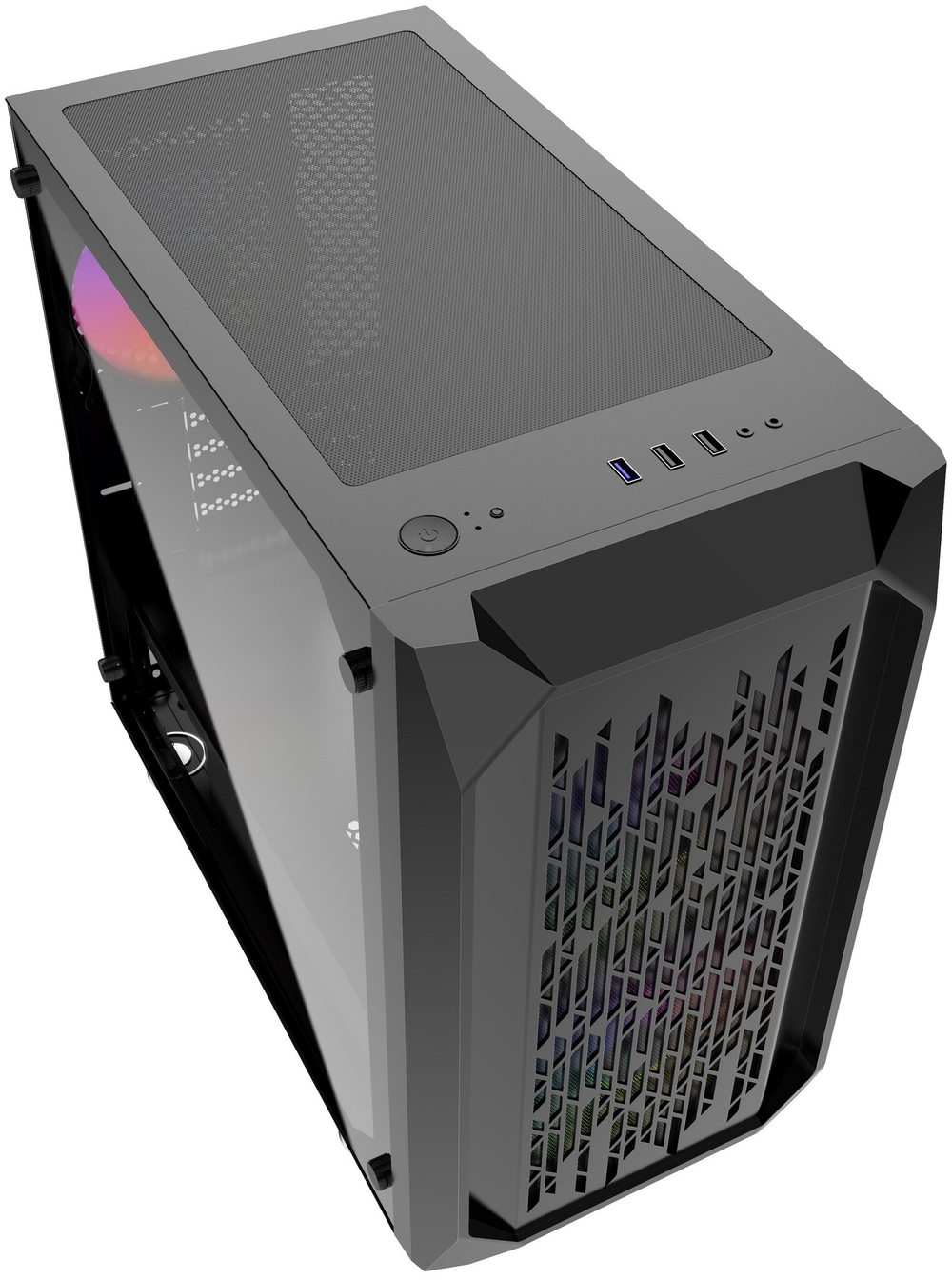 Корпус mATX Powercase Alisio Micro X3B