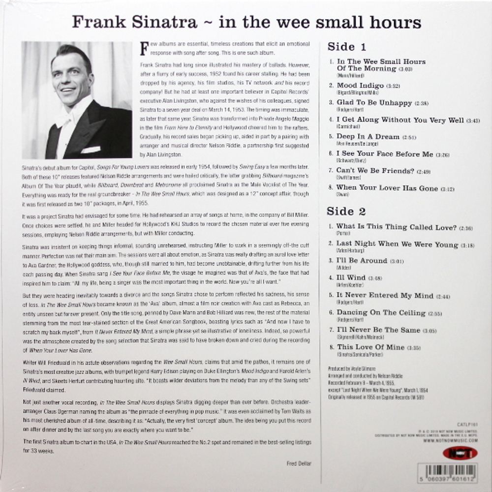 Frank Sinatra / In The Wee Small Hours (LP)