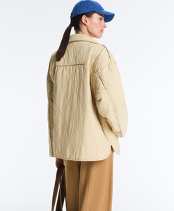 Oysho Утепленная водоотталкивающая куртка FELLEX® AEROGEL, бежевый