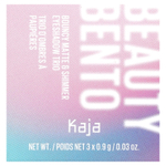 Kaja, Beauty Bento, трио упругих матовых и сияющих теней для век, оттенок 07 сияющая гуава, 3 шт., 0,09 г (0,03 унции)