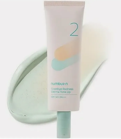 Numbuzin No.2 Goodbye Redness Derma Tone Up солнцезащитный крем SPF50+ PA++++ 50мл