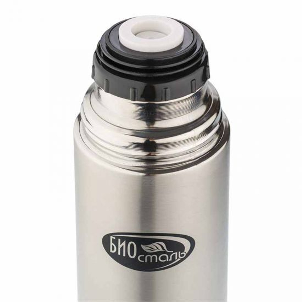Термос Biostal (1 литр) 2 чашки, стальной