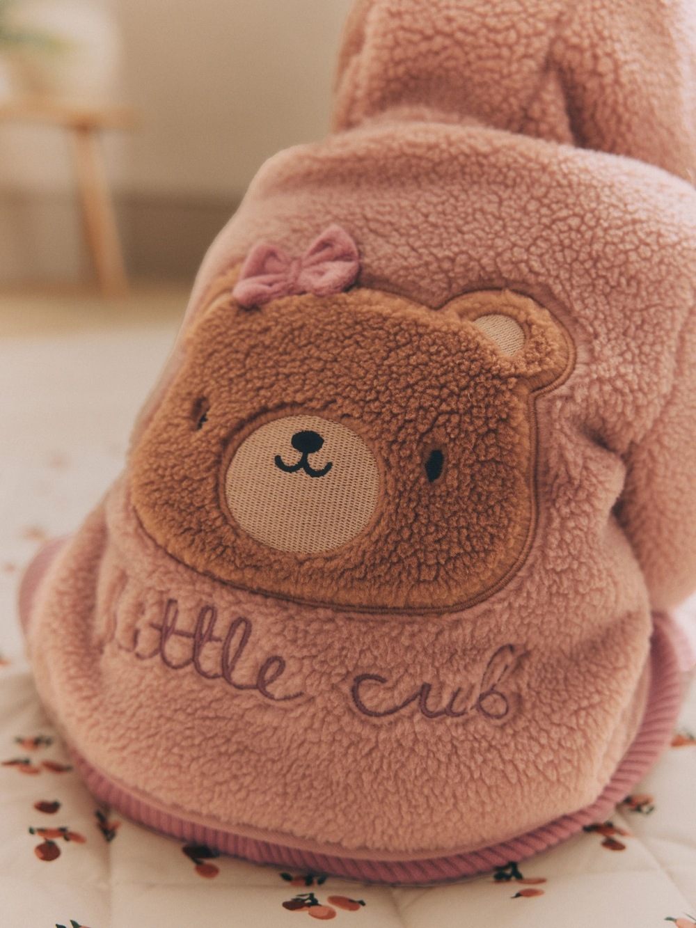 Куртка флисовая для девочки Next K91-444, Бежевый