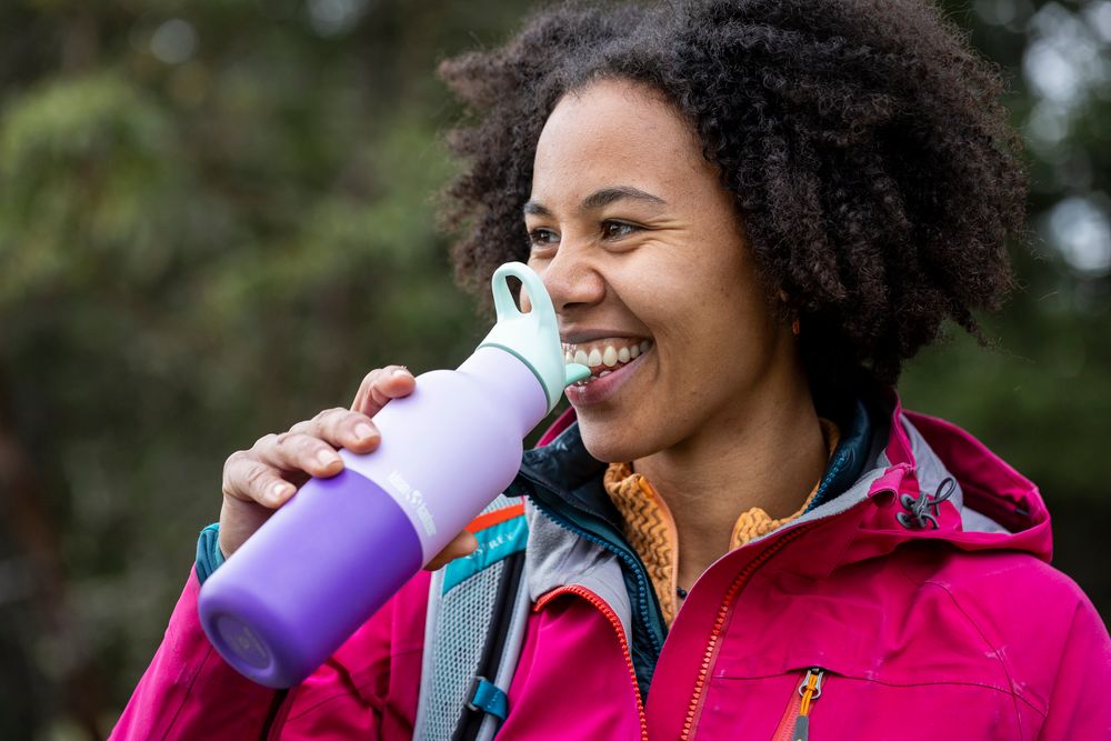 Термобутылка Klean Kanteen Rise Vac Classic Flip Sport 16oz (473 мл) Orchid Kaleidoscope