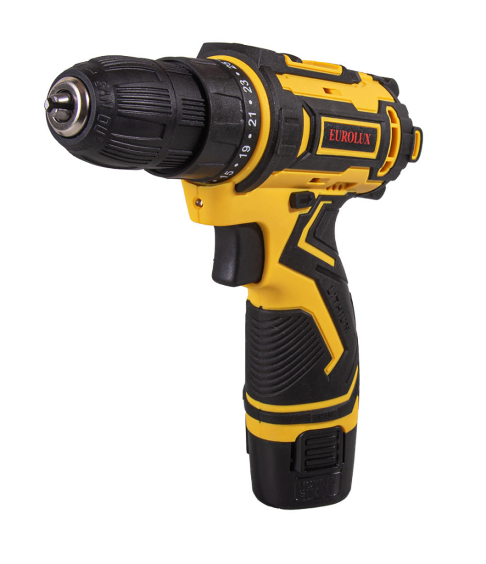 Дрель-шуруповерт Eurolux ДА-12/2-1Li