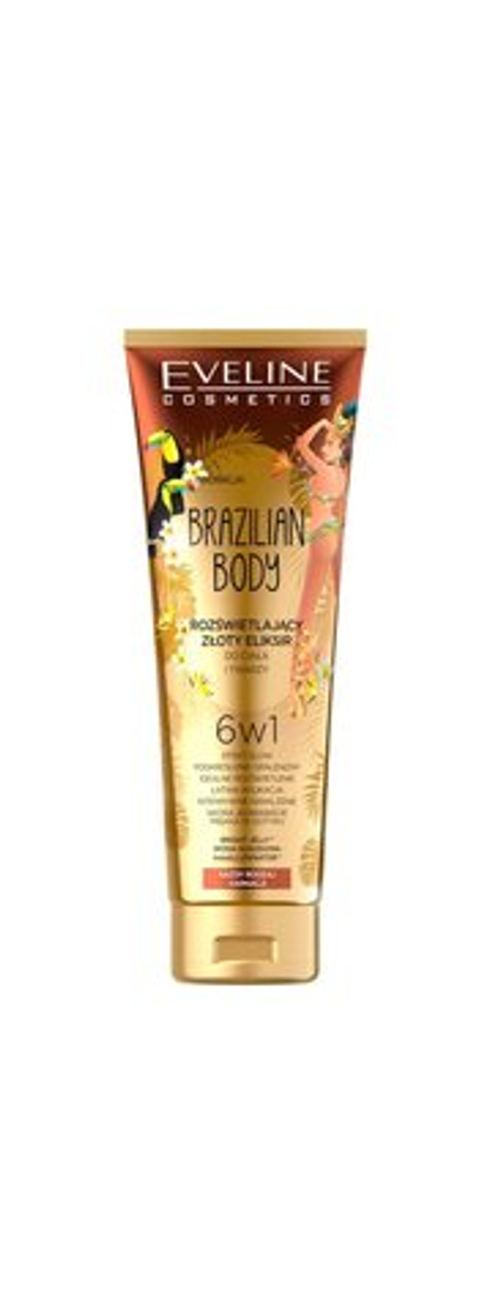 Eveline Cosmetics Brazilian Body - тонизирующий крем для тела для осветления и увлажнения /   100  ml  / GTIN 5903416006916