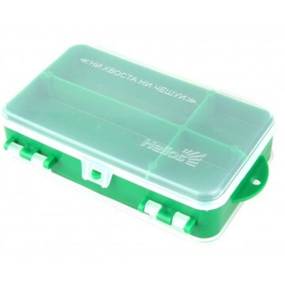 Коробочка для оснастки Helios двухсторонняя (зеленая)