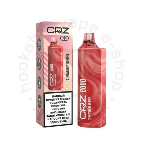 Одноразовая ЭС CRZ 8 000 &quot;Клубника банан&quot; (Strawberry Banana) (М)