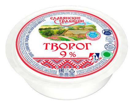 Творог "Славянские традиции" 9% 355г. Минск