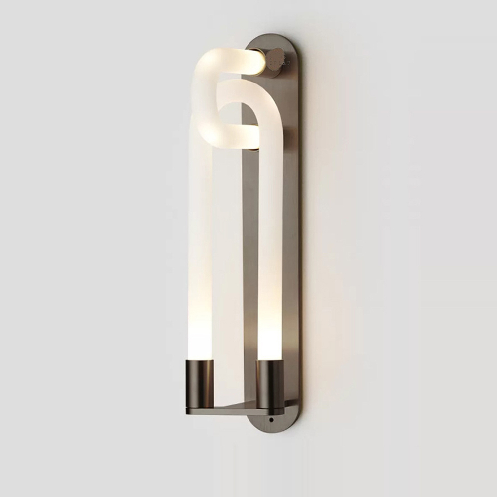 Wall design lamp  Loopi by Articolo Lighting (Black)