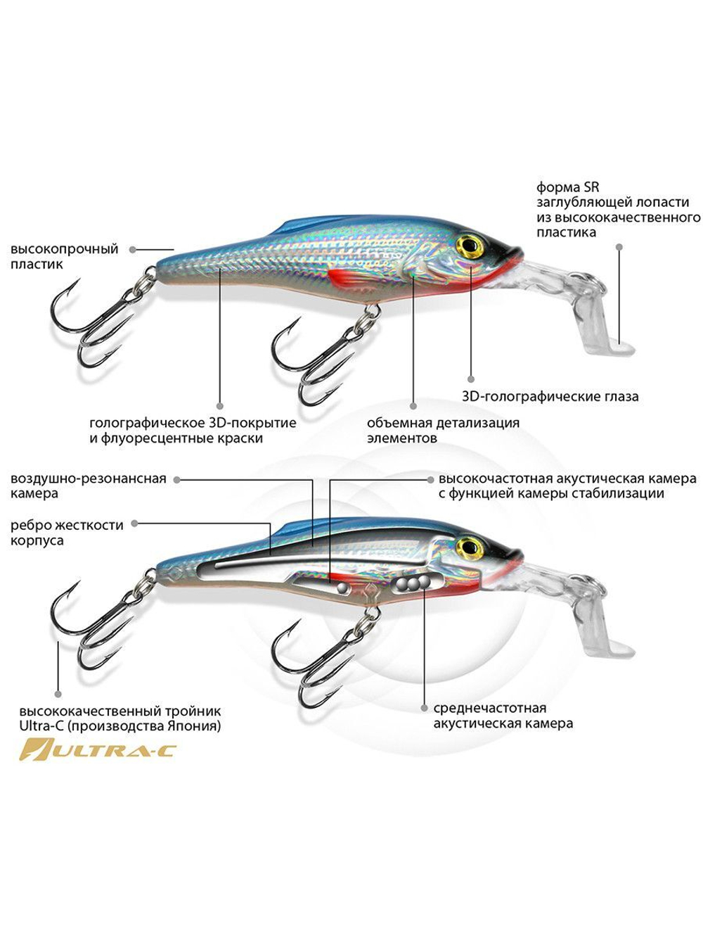 Воблер Минноу TANGO SR 67mm,