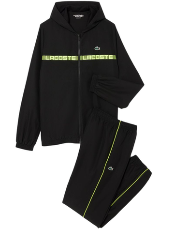 Men's Спортивный костюм Lacoste Logo Stripe Tennis - black