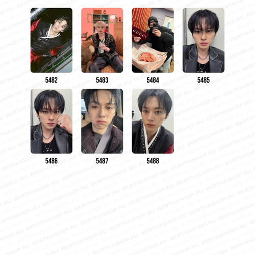 Карты / STRAY KIDS #5482 - #5488 Минхо (Lee Know)