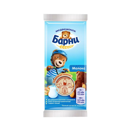Пирожное Барни молоко 30 гр