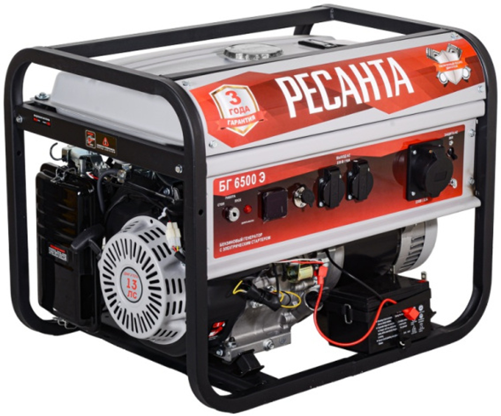 Генератор бензиновый Ресанта БГ 6500 Э
