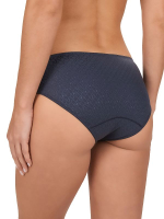 Жаккардовые трусики-слипы с мелким рисунком (Размер: 48) (Цвет: темно-синий)