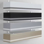 Алюминиевый короб для карниза, скрытый потолочный профиль для штор