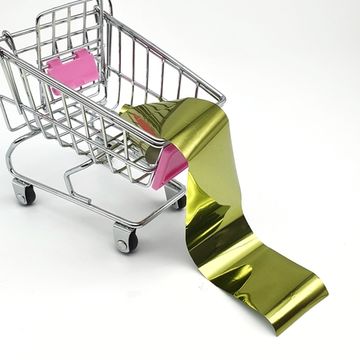 Фольга для литья и дизайна ногтей в пакетиках 1 метр, салатовая