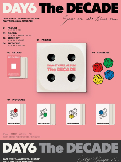 Альбом DAY6 - THE DECADE 4th Full Album PLATFORM ALBUM NEMO RANDOM Version