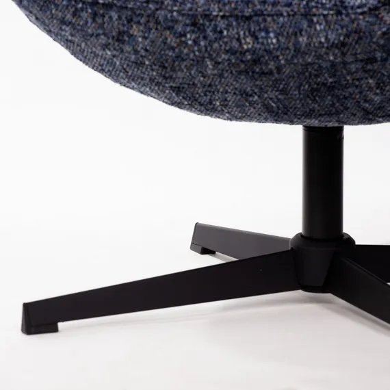 Крутящееся кресло Mateo, синее букле