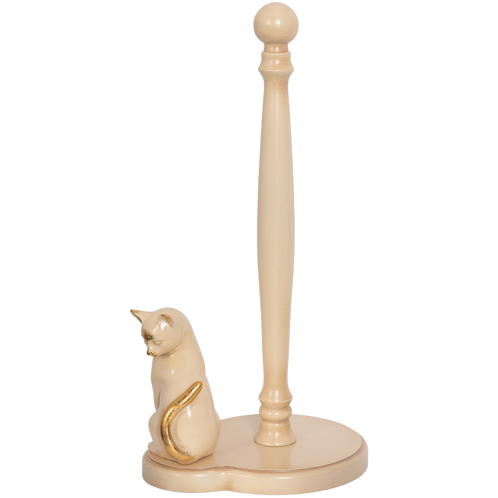 Держатель для полотенец Кошка Грация Айвори