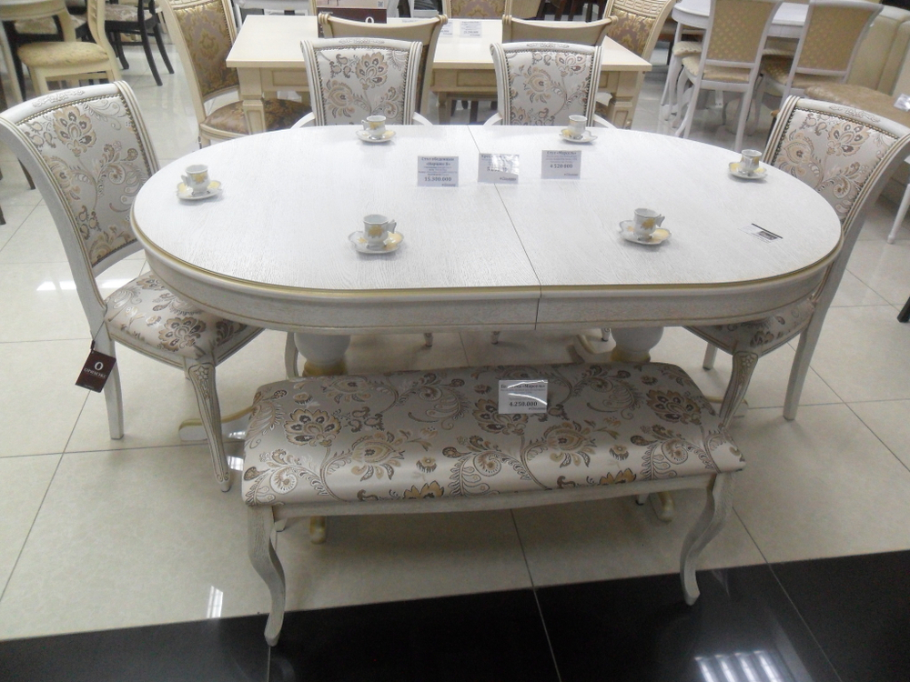 Стол обеденный Юкка (бук/тон 8) 105х170(215/260/305).