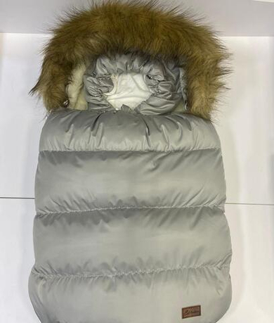 Комплект на выписку Конверт + комбинезон 62-68 (серый)