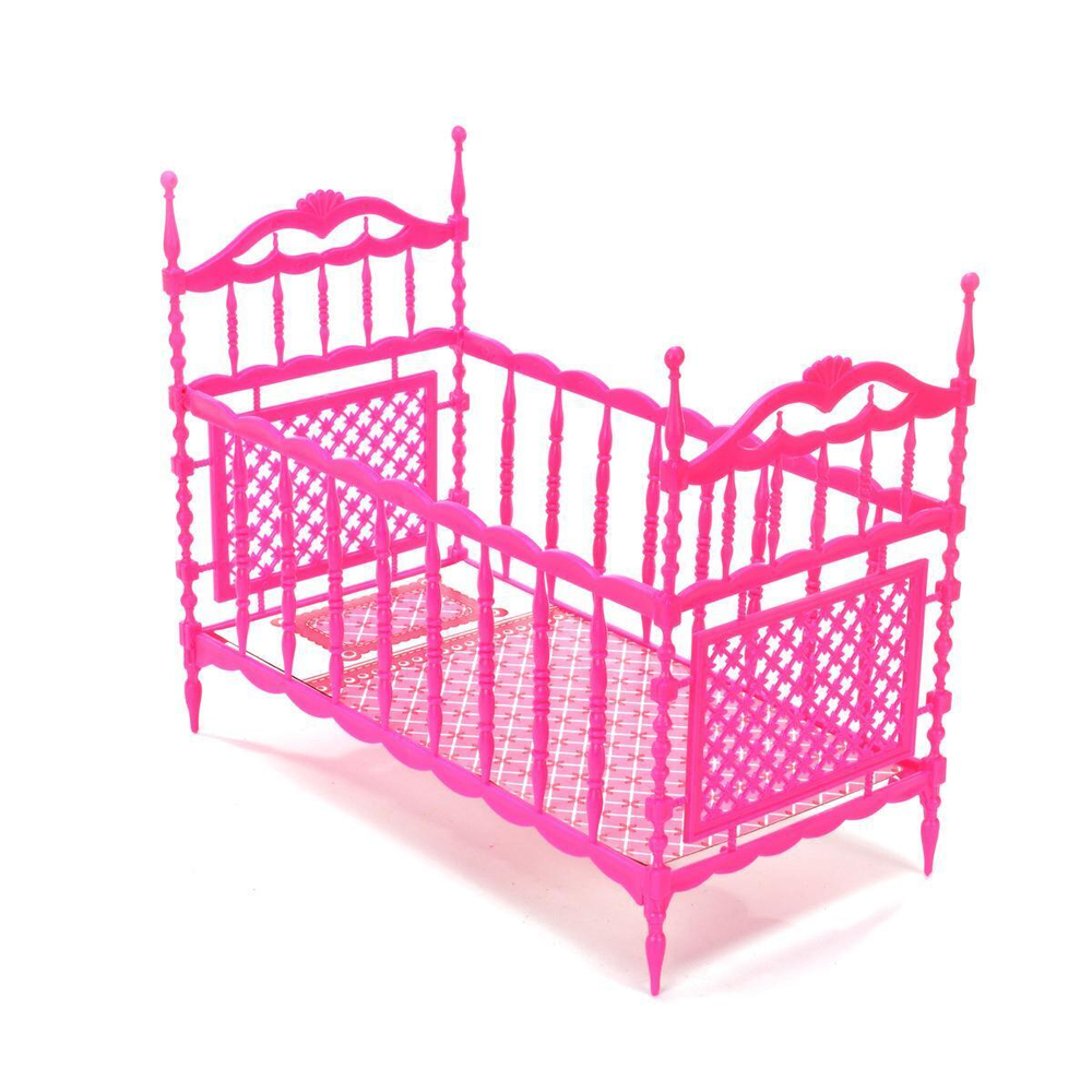 Кроватка для куклы (37х20х31см) (Пластмастер)
