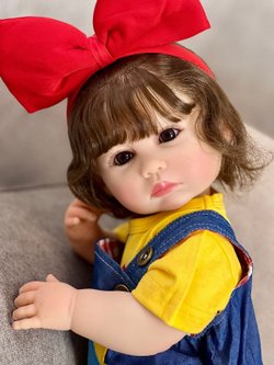 Кукла Реборн виниловая 55см в пакете (FA-313)