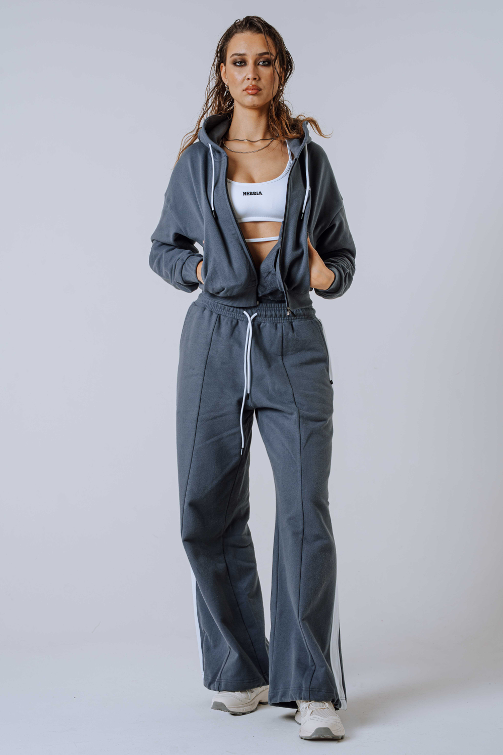 Кофта Relaxed Zip Hoodie POWER 895 GREY