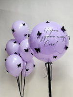 Шарики с бабочками 3D