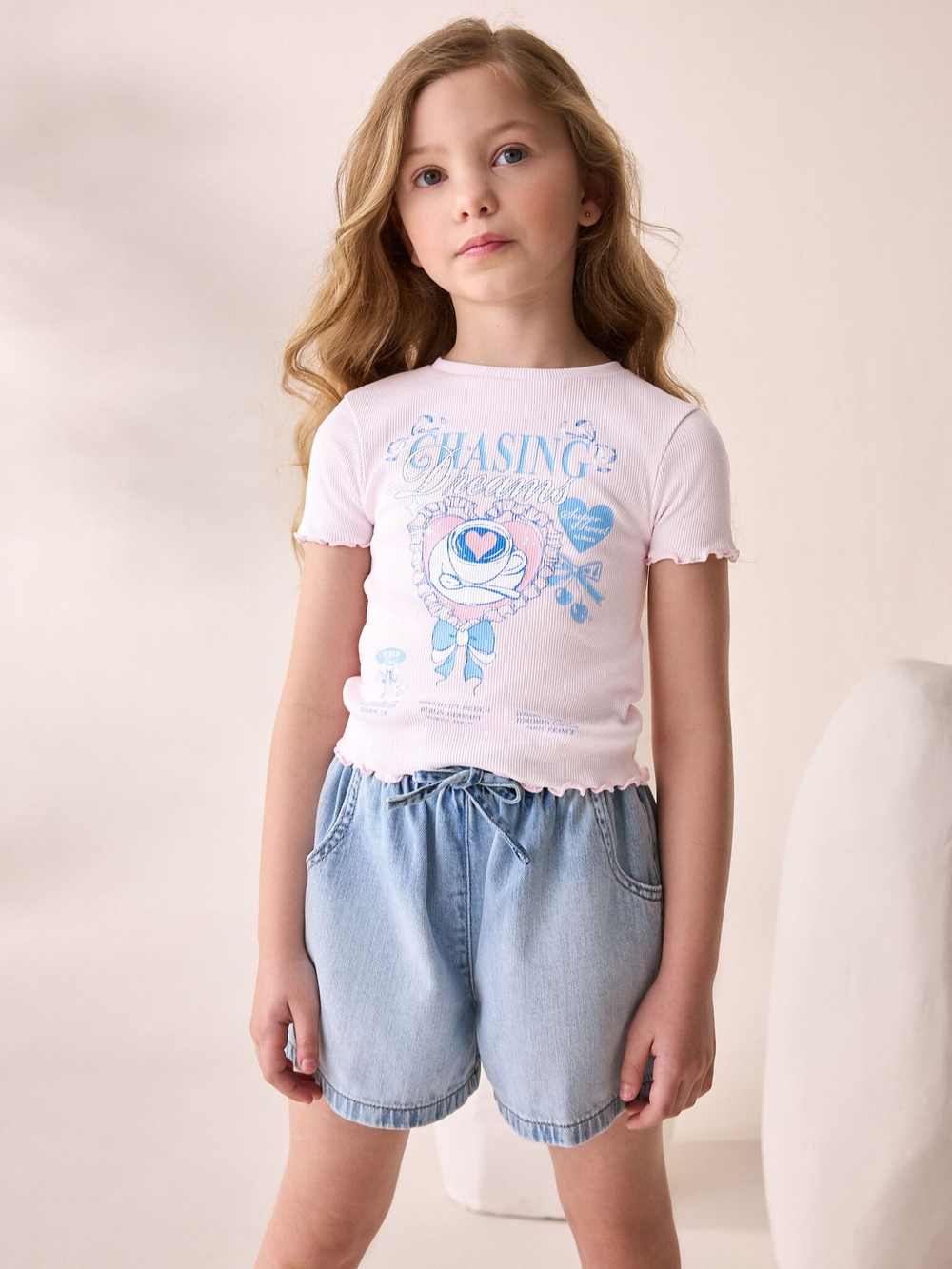 Футболка для девочки Next AN5-295, Розовый