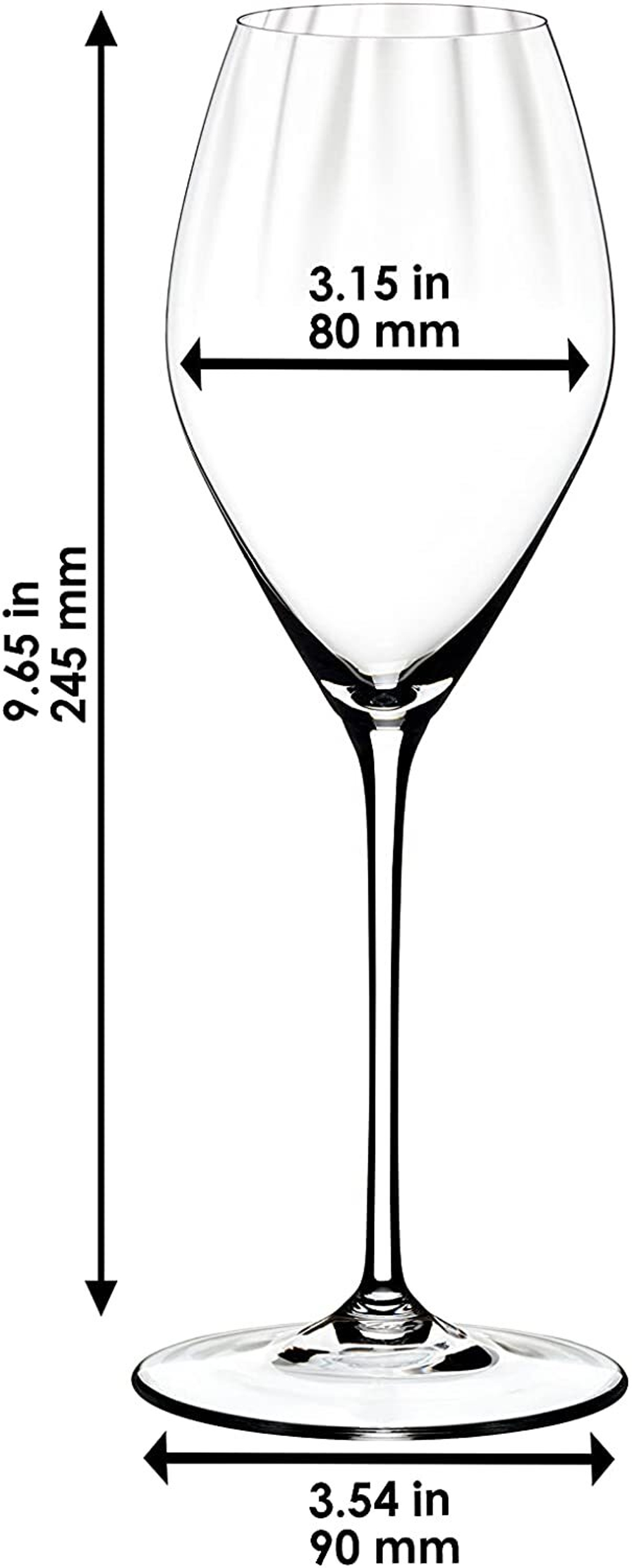 Набор из 4-х бокалов для шампанского Champagne 375 мл Performance Riedel