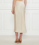 Сатиновая юбка NO Marella SPORT - бежевый(31010552)