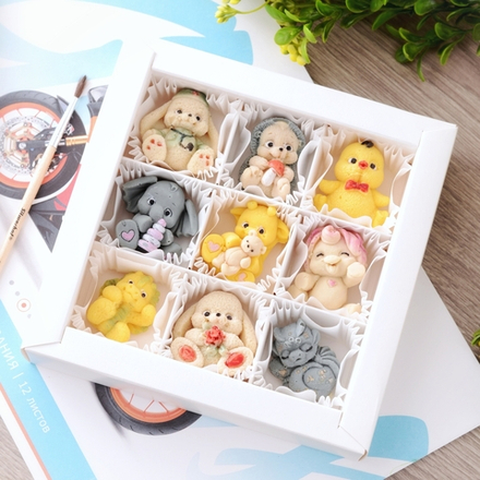 Набор шоколадных фигурок "Детский" #2 / Шоколадные звери