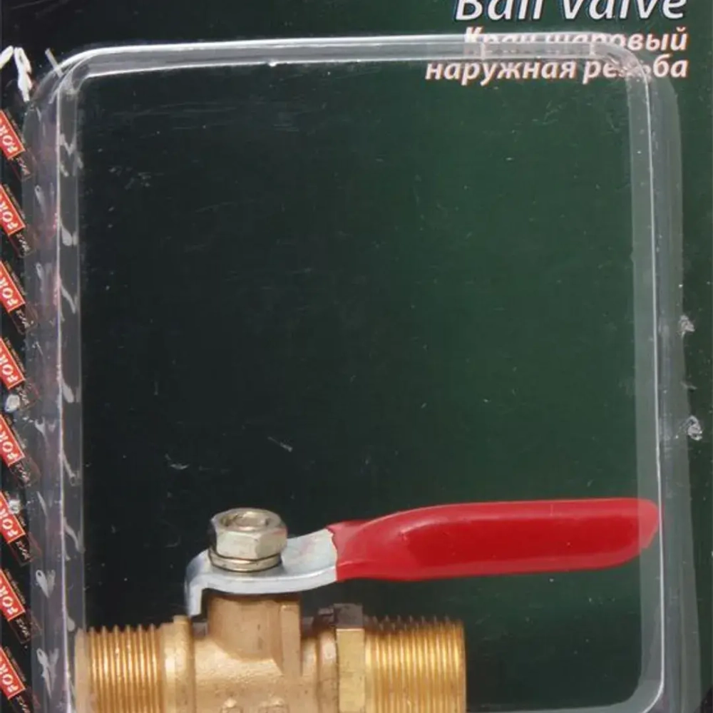 Кран воздушный шаровый наруж. резьба 1/4''х1/4''в блистере RockForce##Rock FORCE RF-SP019/1/4"