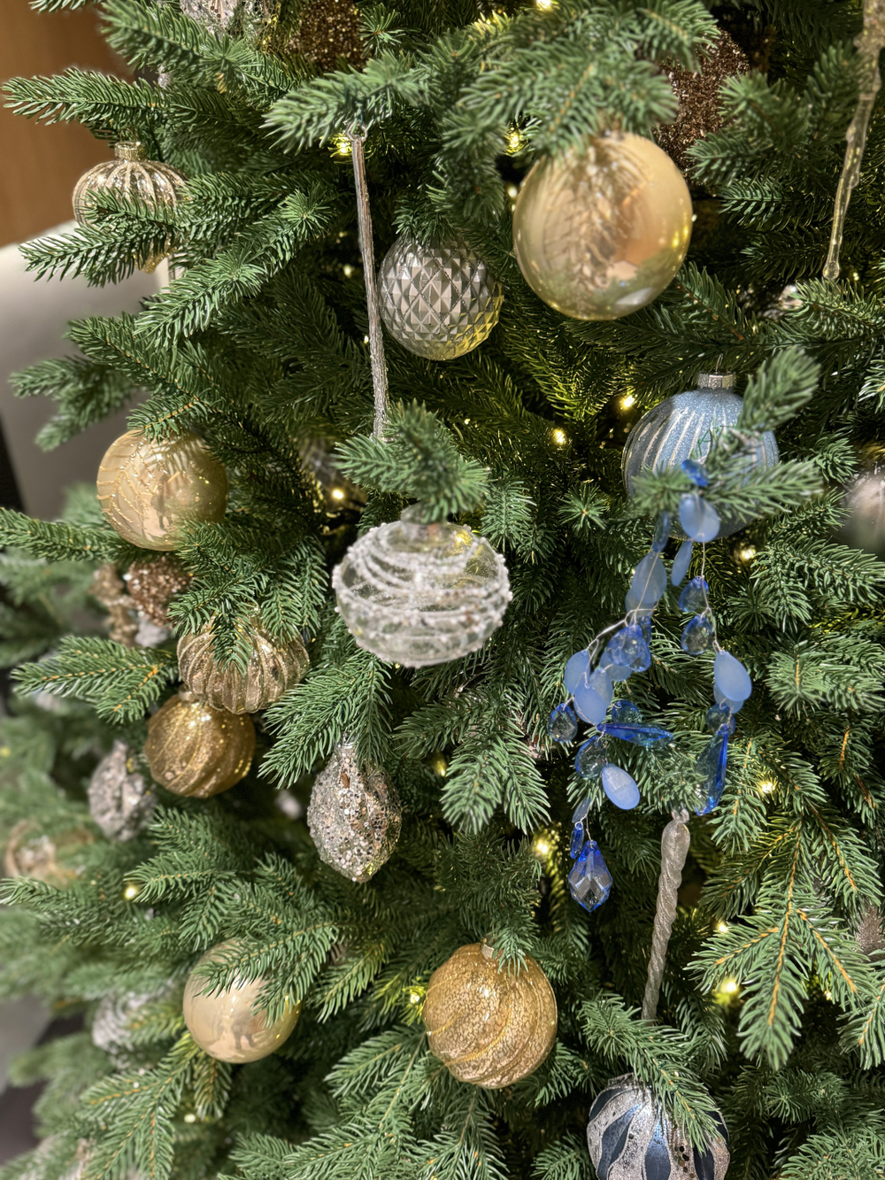 Новогодняя дизайнерская Ель «Морозное утро»