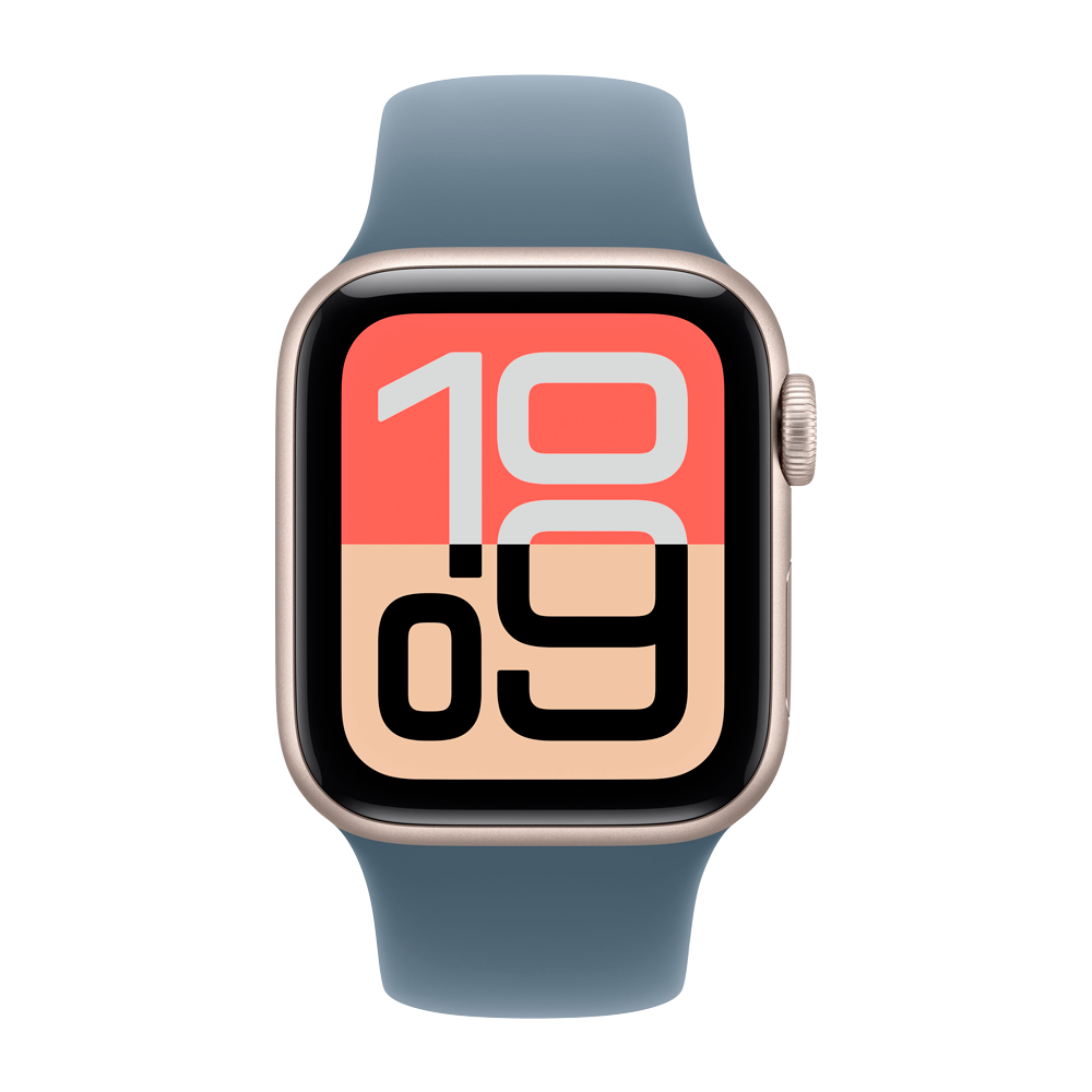 Умные часы Apple Watch SE 3 (2025) GPS, 40mm, Starlight Aluminium Case with Anchor Blue Sport Band, M/L