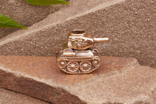 Бусина на темляк Т-34 от мастерской Крымская бронза