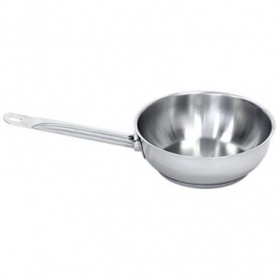 Сотейник 1,25 л. нерж. d=20 см. h=6,5 см. конический (индукция) Proff MGSteel