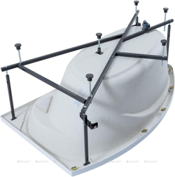 Акриловая ванна Aquanet (Акванет) Jersey 170x90 R с каркасом