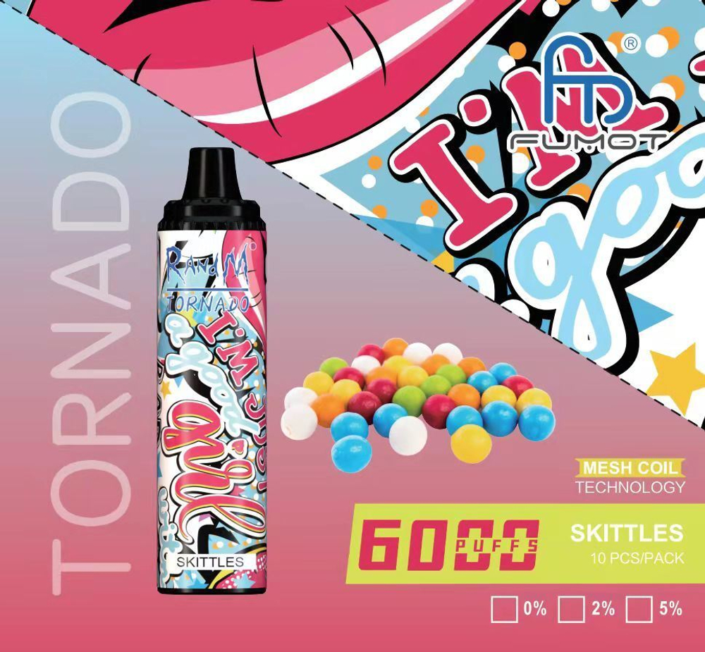 RANDM Tornado - Skittles (6000)