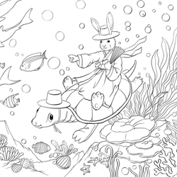 Once upon a time. Coloring Book