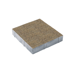 Тротуарная плитка КВАДРАТ 400х400 мм - Гранит + Желтый с черным