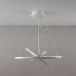 Citilux Электрон Смарт CL710A104S Умная люстра подвесная Белая