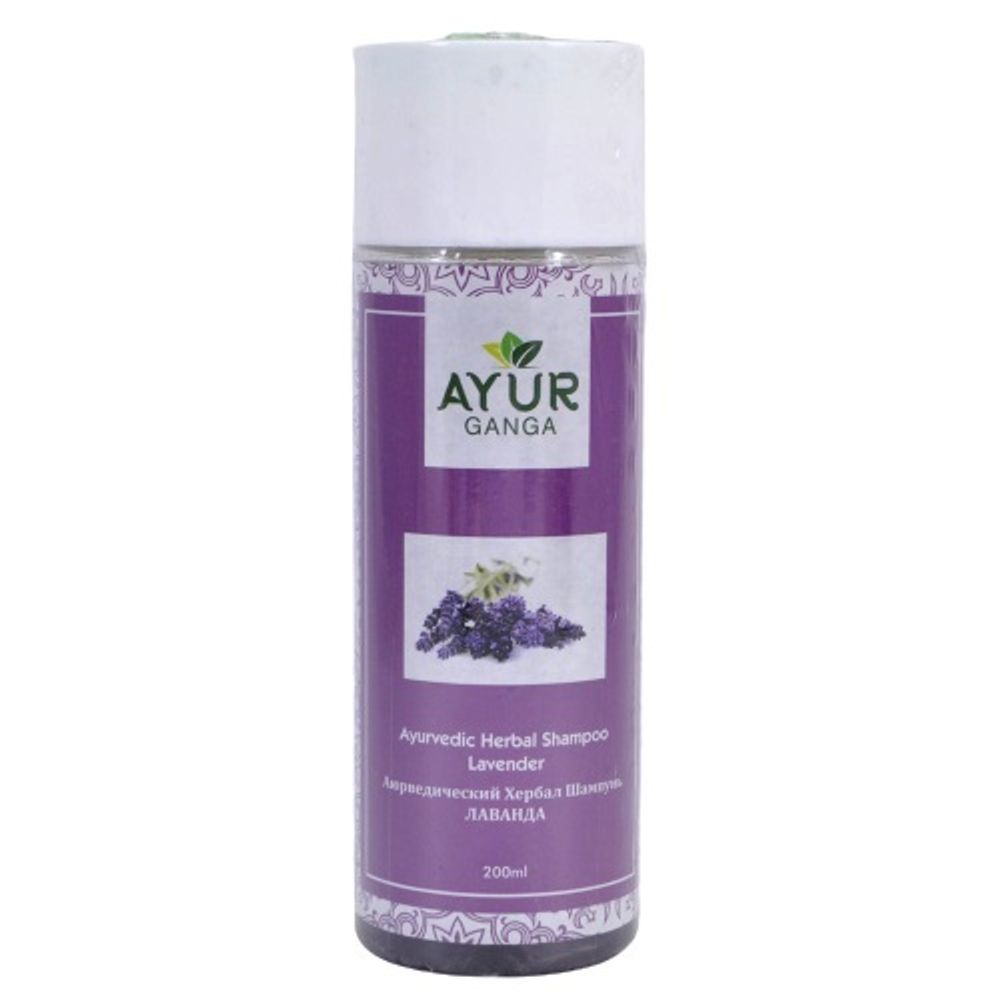 Шампунь Ayur Ganga Лаванда Ayurvedic Herbal 200 мл