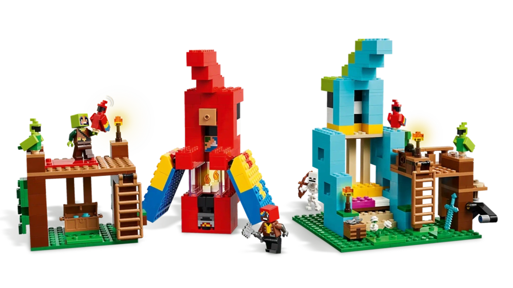 Конструктор LEGO Minecraft 21282 Домики для попугаев
